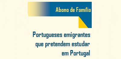 Folheto Abono de Família