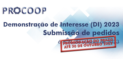 PROCOOP - Demonstração de Interesse (DI) 1/DI/2023 - Prazo Prorrogado até 30 de outubro de 2023