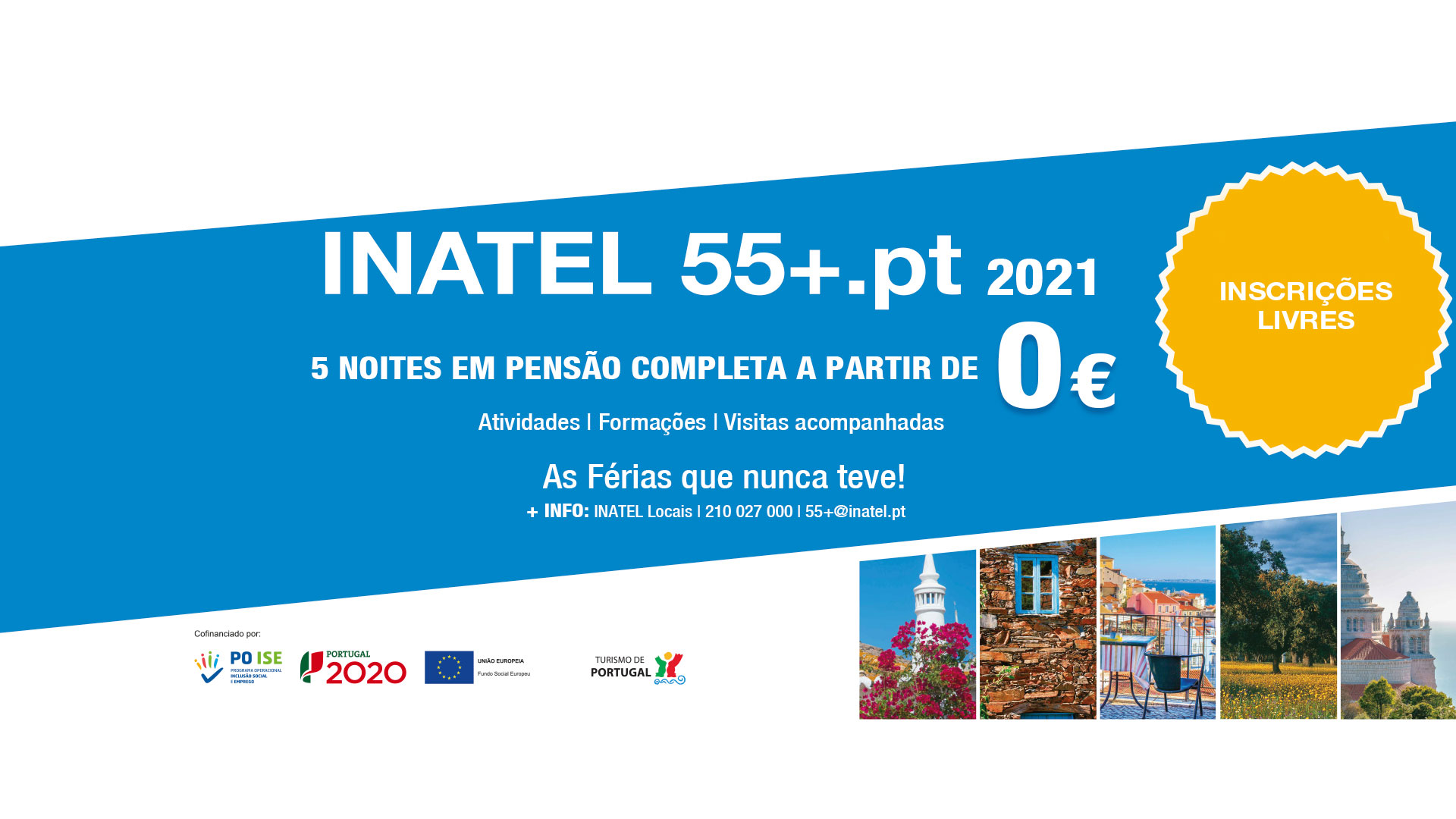 2.ª Fase do Programa INATEL 55+.Pt 2021